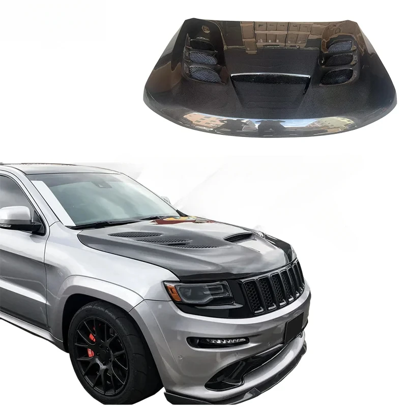 Hot Selling Carbon Fiber Engine Hood Auto Exterior Modified Parts Grand Cherokee 2013-2023