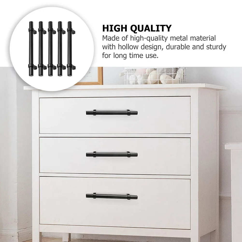 

10pcs Long Straight Pull Handles Cabinet Door Knobs Stainless Steel Hollow Design Furniture Drawer Grips For Kitchen Bathroom