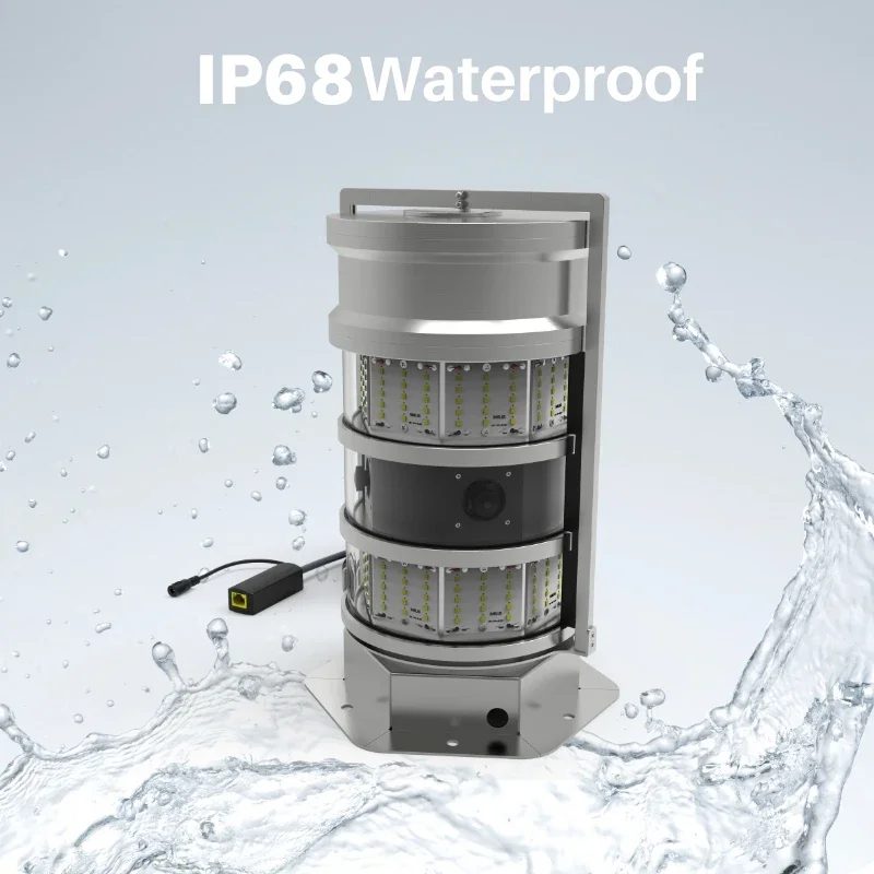 2025 منتجات ممتازة كاميرا تحت الماء متعددة الاتجاهات مع وظيفة تنظيف الزجاج وإضاءة ملء محيطية #3