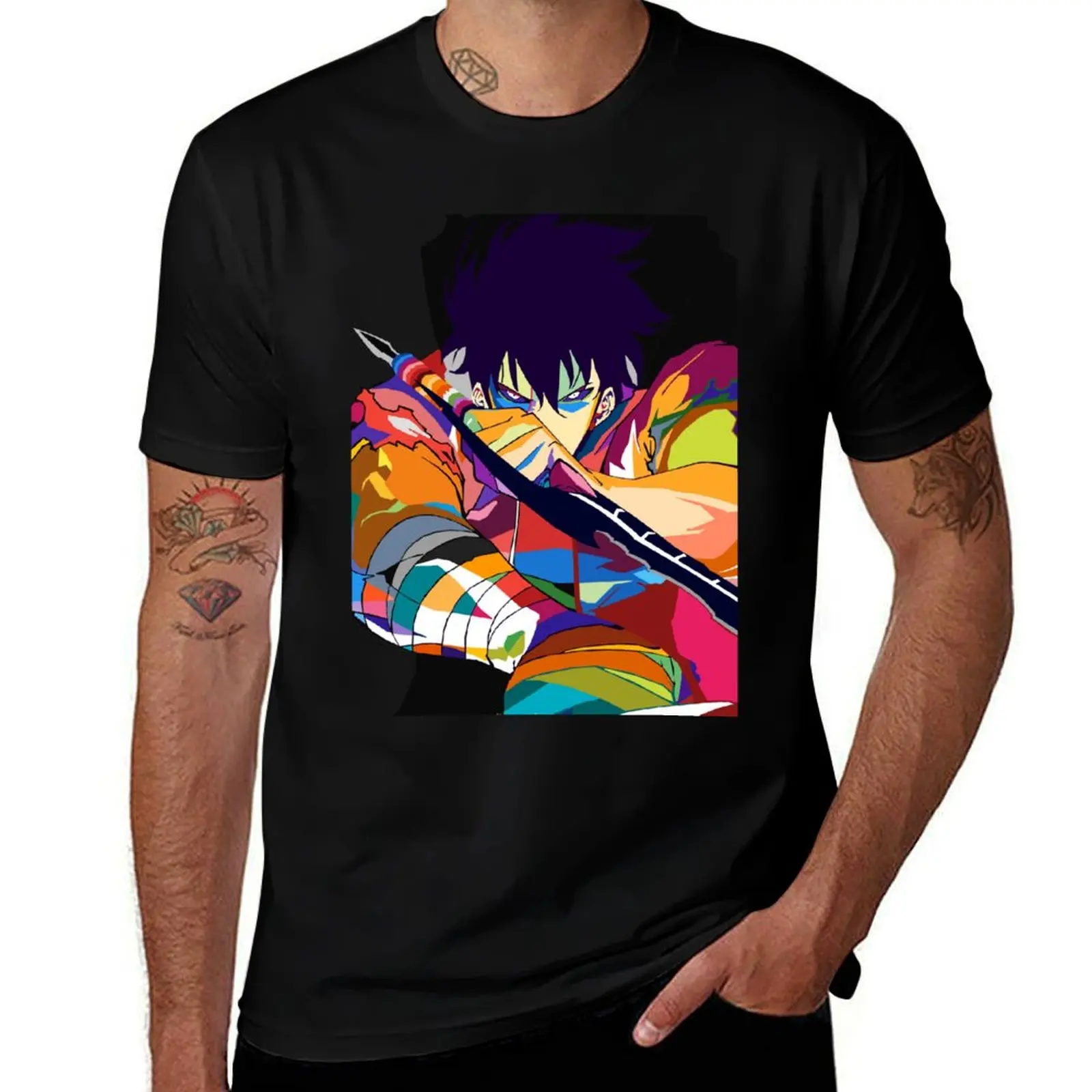 

Sung Jin Woo Wpap pop art T-Shirt man graphic t shirt anime t shirts oversize T-Shirt