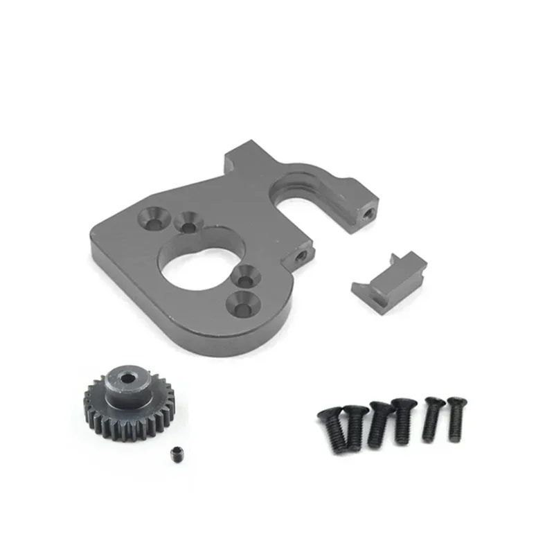 RC Car Motor Mount Holder com engrenagem para Wltoys, Peças, Acessórios de Atualização, 144001, 124019, 124018