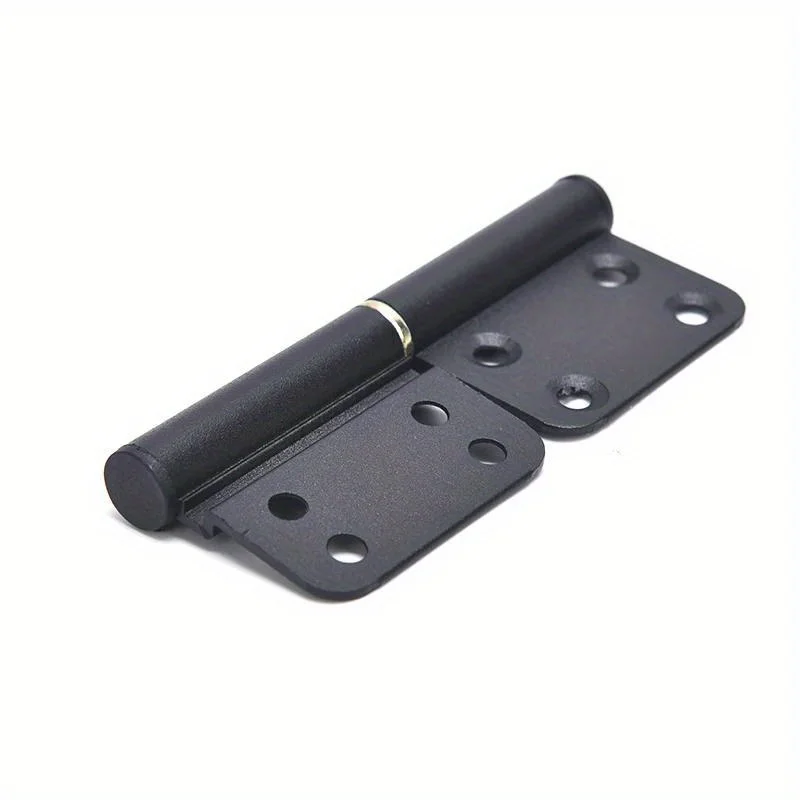 2pcs Removable Aluminum Hinges - Flush Mount for Bathroom, Kitchen & Balcony (Polished, Easy Install)