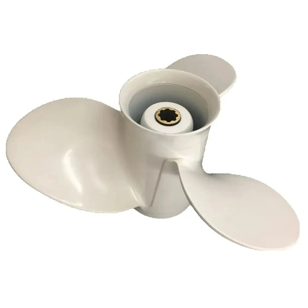 

Captain Aluminum Propeller 9 1/4x8 Fit Yamaha Outboard Engines 9.9 HP F9.9 15HP F15C F15 F20 8 Tooth Spline RH 63V-45947-00-EL