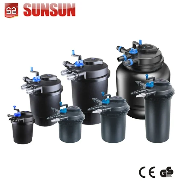 

220-240v 50hz SUNSUN Pond Bio Press Canister Filter CPF Series with UV Germicidal Lamp