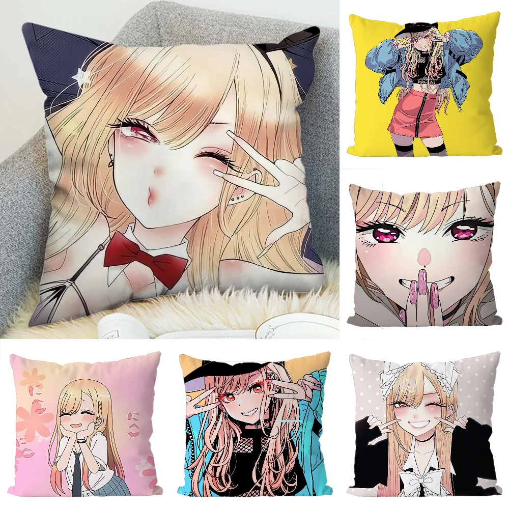 

Kitagawa Marin Pillow Case Luxury Double-sided For Car Pillows 45x45 Cushions Cover Home And Decoration Sofa Pillowcase 50x50