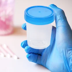 Premium Clear Specimen Cups 10Pcs Leak Proof Urine Containers 120ml Capacity Ideal for Laboratory Tests