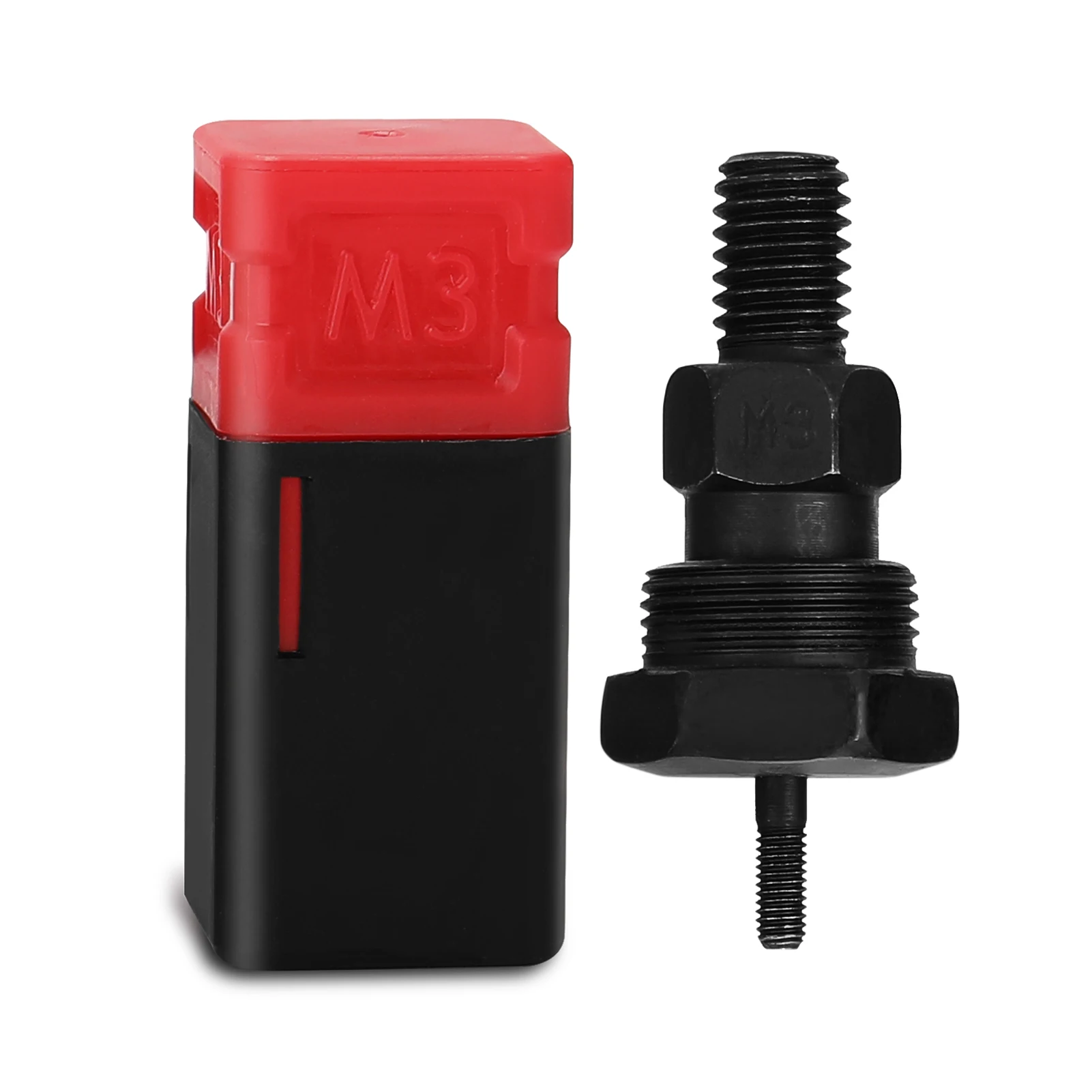 Riveter Machine Accessory Threaded Mandrel Rivet Nut Tool Adapter Pull Rod Riveter Replacement Riveting Heads, Size M3 M4 M5 M6