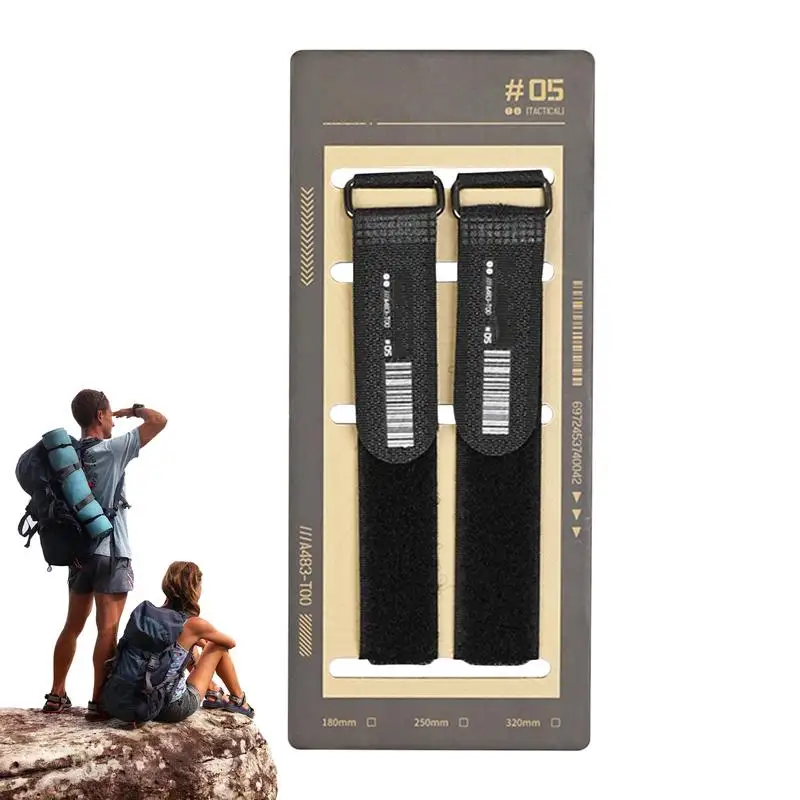 Correias de acampamento com fivela, Correia de amarração, Tie Down Straps, Tiras antiderrapantes, Uso multifuncional