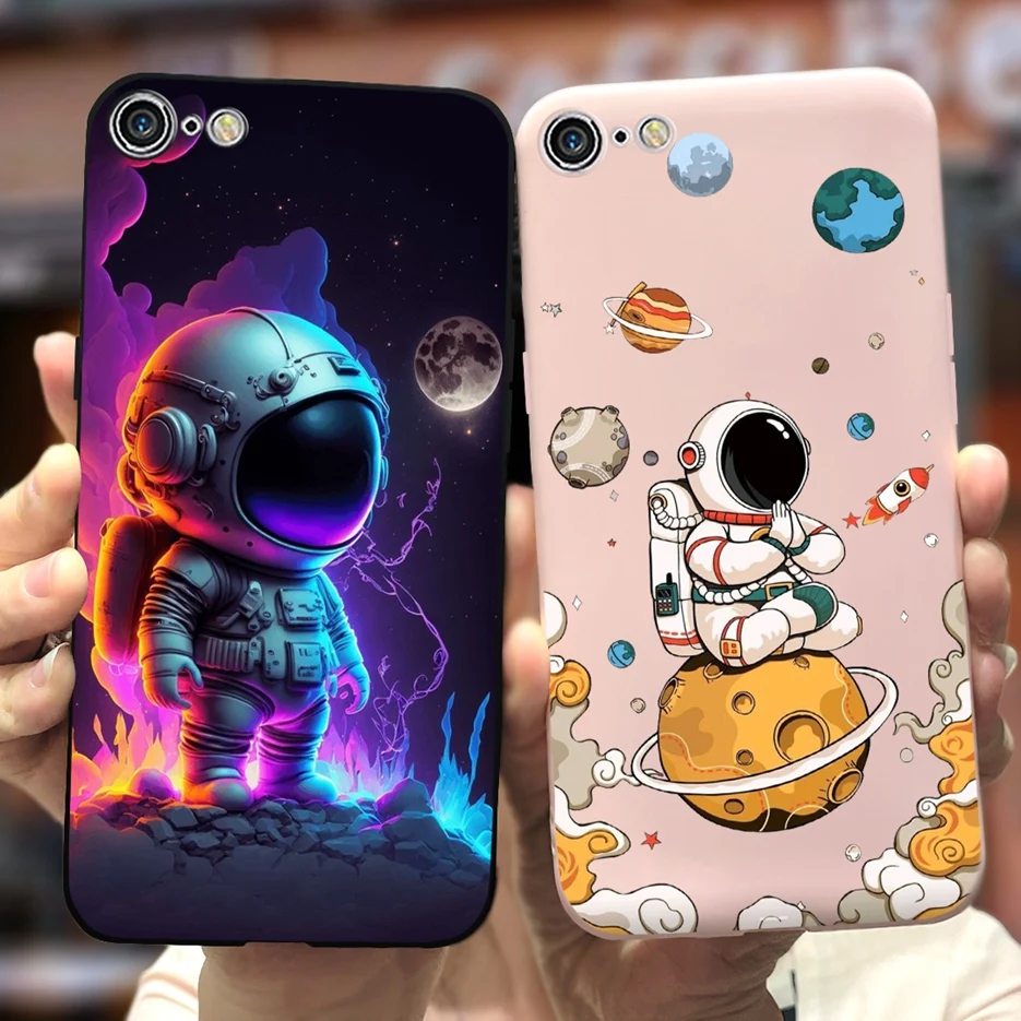 For iPhone 7 8 Plus Case Cute Fashion Cartoon Cover Soft Silicone Phone Case For iPhone 7 Plus iPhone7 iPhone8 Back Cover Bumper