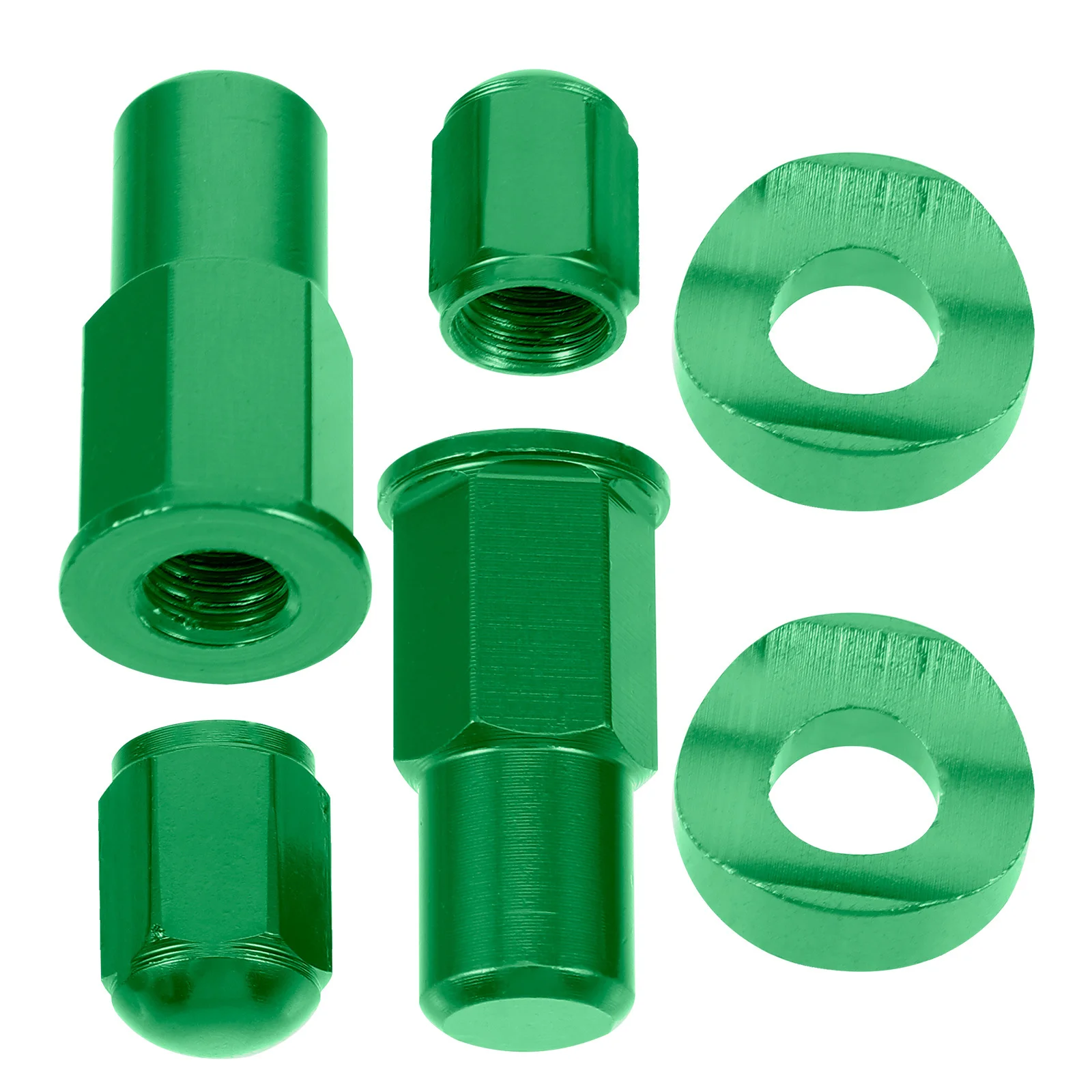 

1 set 1 Set Aluminum Alloy Valve Caps For Car Motorcycle Tire Valve Stem Caps Replacement Auto Valves Covers Dust Protection