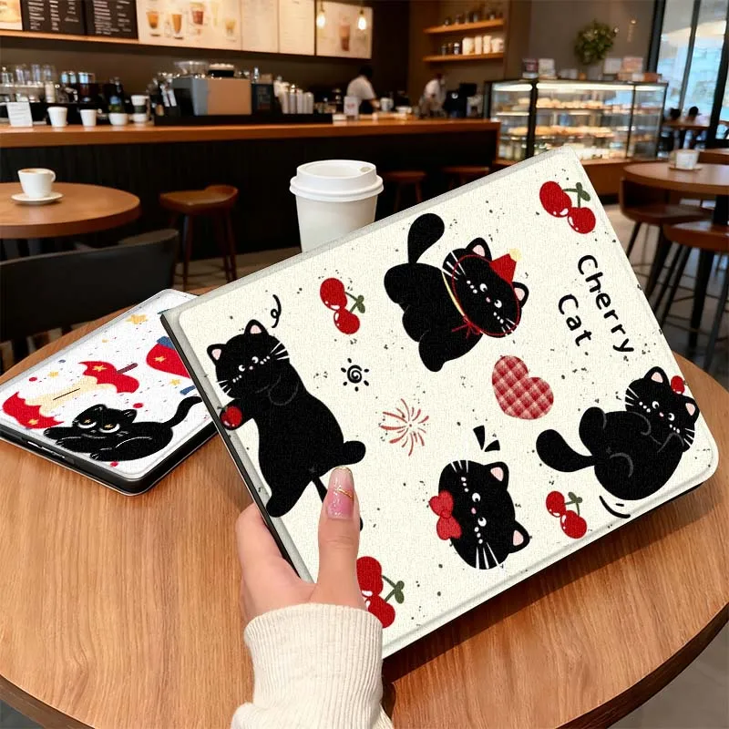 

Creative Cat Pattern For Honor Tab Tablet MagicPad 3 6 7 X8 V7 V8 8 9 X9 X8a X9a 10 Pro Inch 2020 2021 Tablet Case