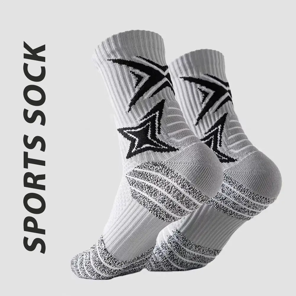 

Спортивные велосипедные баскетбольные носки, компрессионные дышащие походные амортизирующие спортивные впитывающие пот спортивные носки