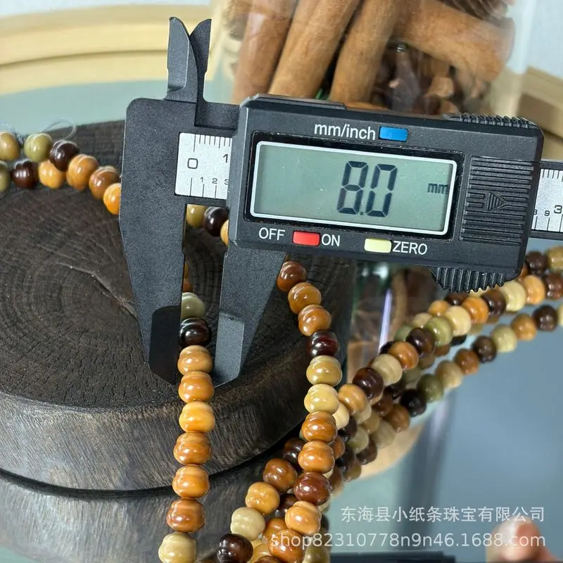 Dunhuang-Style Scale Gourd Accessories, Handmade Materials Bracelets, Buddhist Prayer Beads,