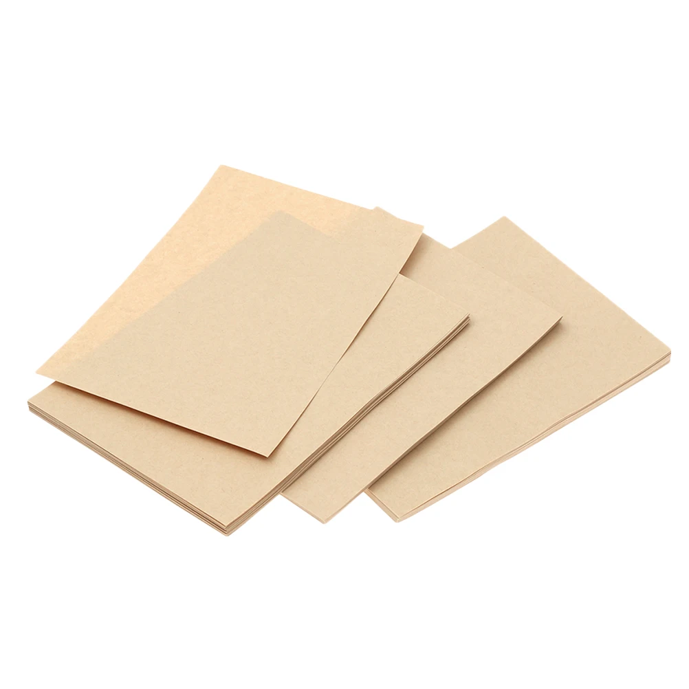 

200 Pcs Kraft Paper Blank Copy Student Art Painting DIY Hard White Craft Paper Rolls Fade Resistant Ideal Markers Crayons Paint