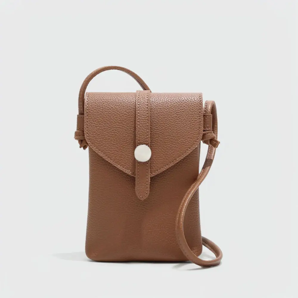 Casual Mini Phone Bag For For URDIFUNI Mobile Purse Retro Fashion Shoulder Crossbody Messenger Soft Leather Pouch view 4