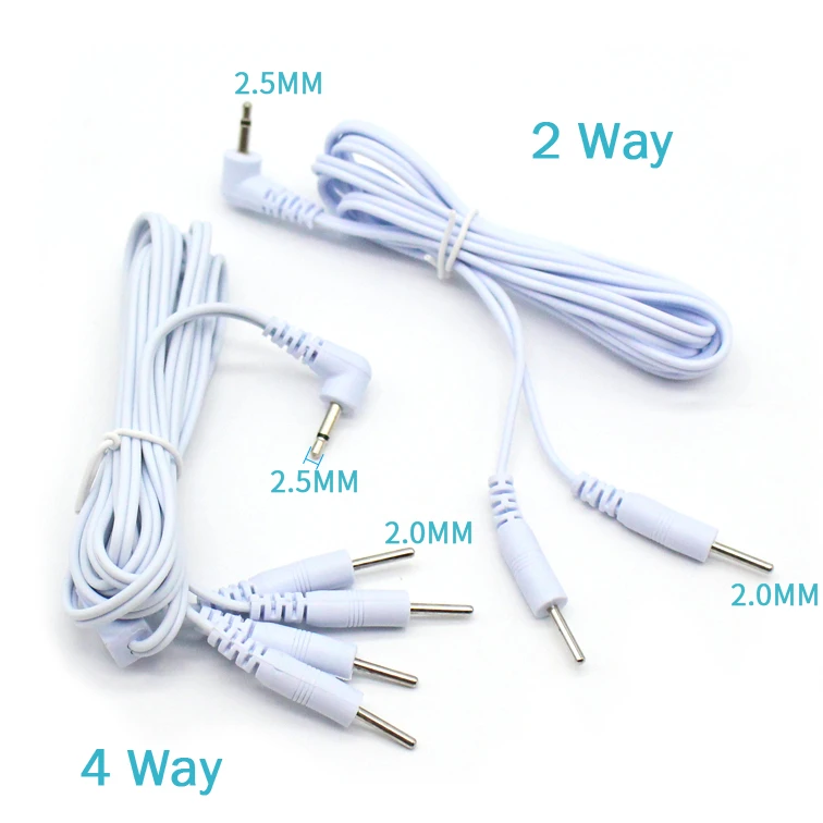 10Pcs/lot Electrode Pads Body Meridian Acupuncture Massagers for Digital Therapy Machine Tens Unit with 2mm Plug Health Care