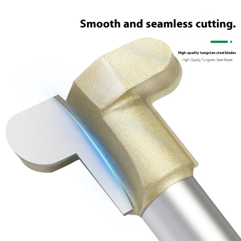 Holzfräser-Bit, 12,7 mm Schaft, C-Typ-Design für glatte Oberflächen