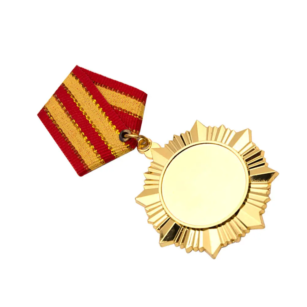 Premium Metal Medal Golden Alloy Sports Medal for Marathon Events Competition Awards School Sports Day Theme Parties