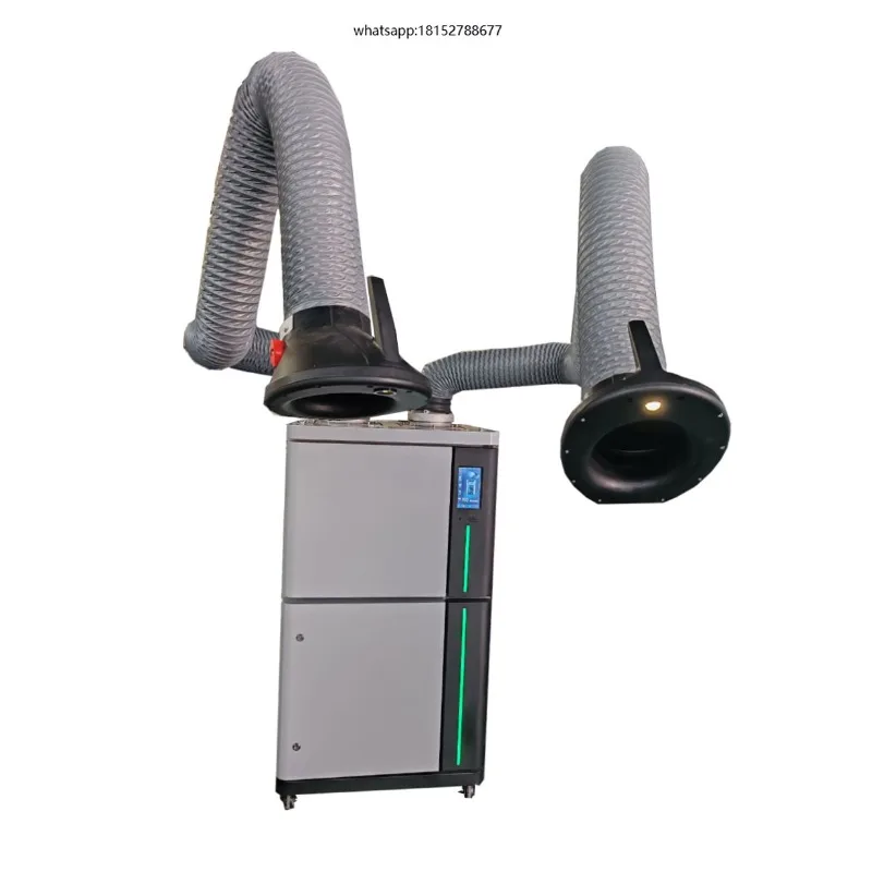 High-Efficiency Intelligent Fume Purifier for Welding&Cutting.2400 M³/h Single-arm 7-inch Intelligent Touch Screen
