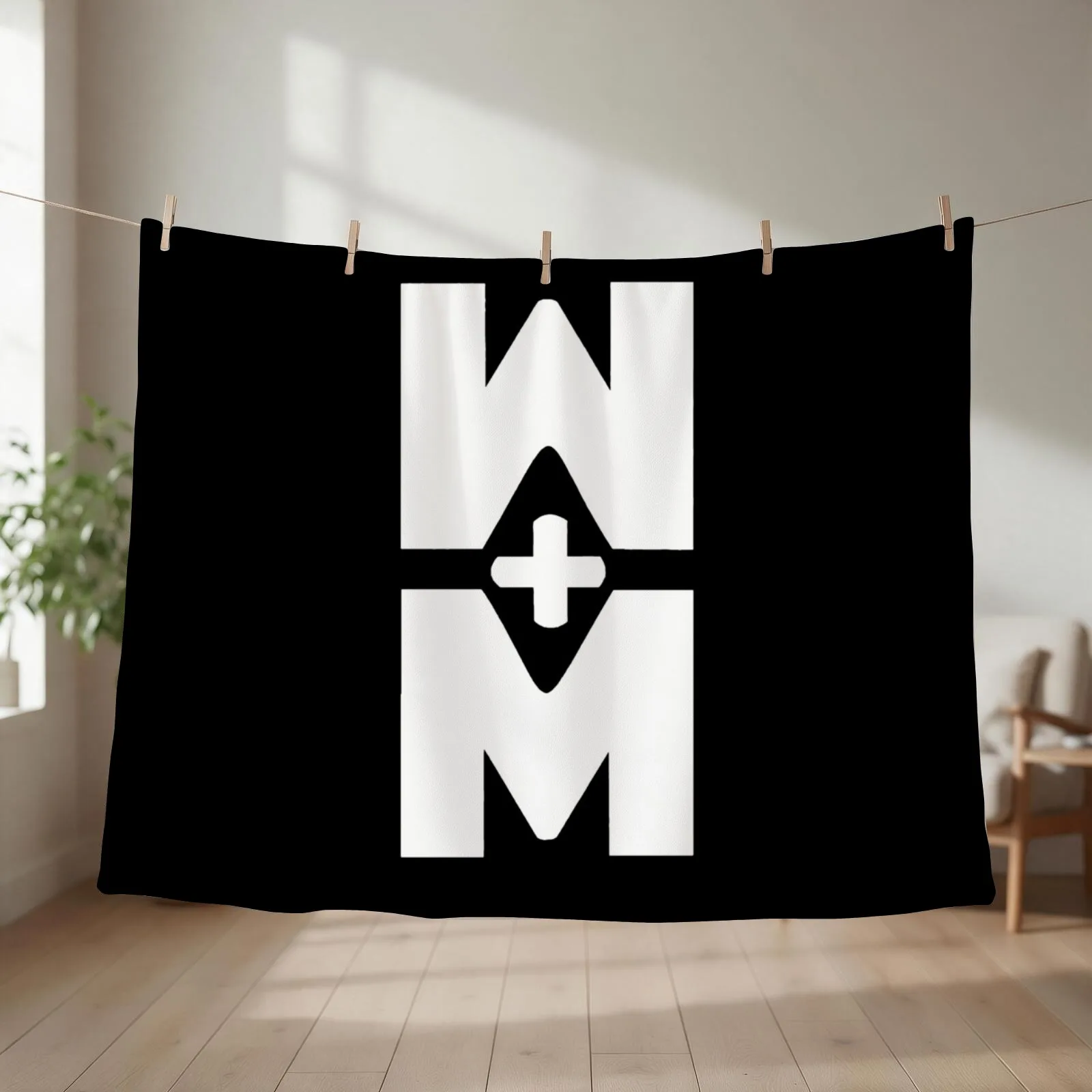 The Neon WALK THE MOON Throw Blanket couch cozy soft plush fuzzy picnic outdoor blanket