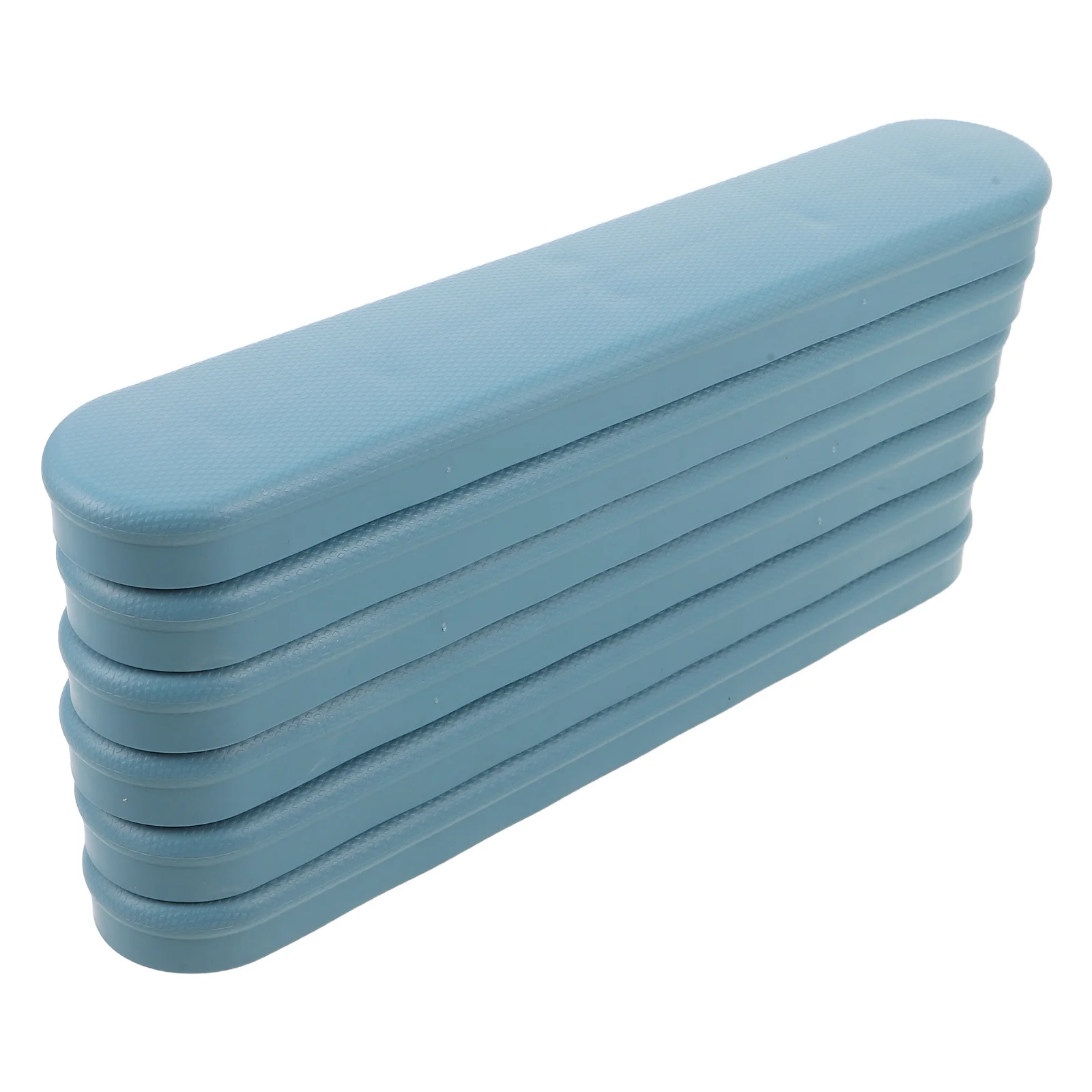 3Pair Plastic Commode Chair Arm Pads Replacement Non Slip Bedside Toilet Chair Armrest Caps Durable Folding Support For Elderly