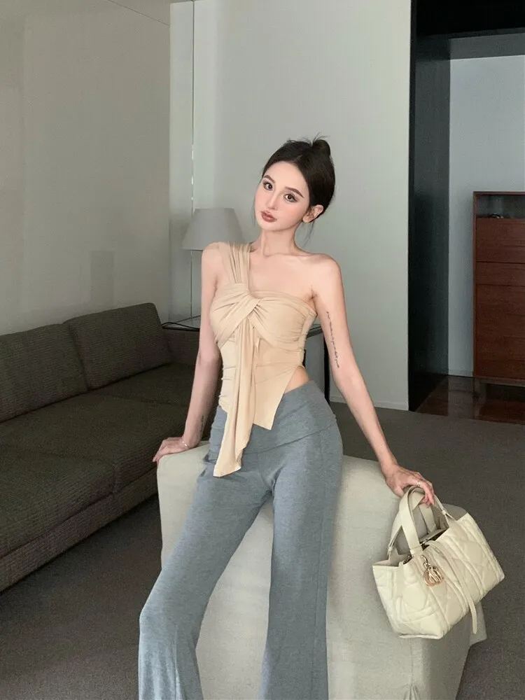Ele Sexy Thai Sle Wrap Dr Feminino Slim Fit Strapl Vestido Nó Design Saia Longa Or Top Faionable Ensemble