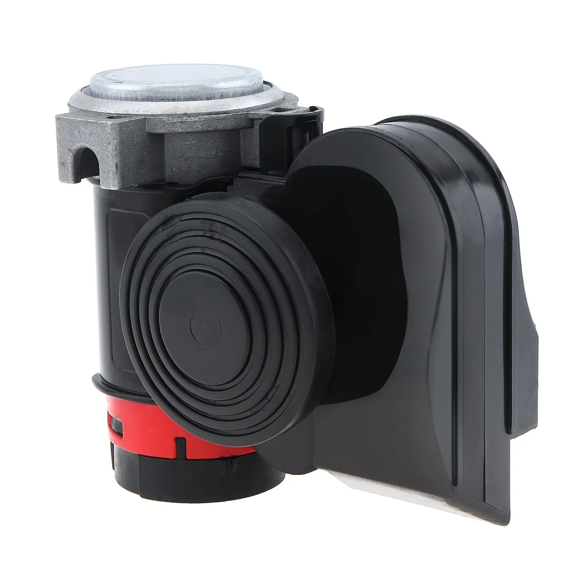 12V 139dB Black Snail Compact Dual Air Horn sound signal Car Train Air Horn for Car Vehicle Motorcycle Yacht Boat SUV Bike