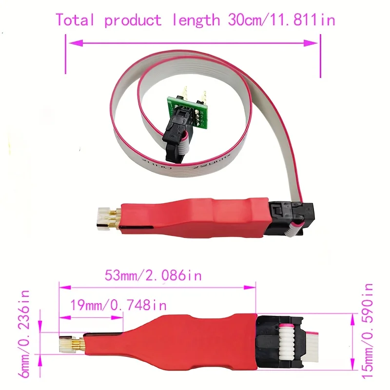 2026  2PCS TSSOP8/MSOP8 Chip Programming Test Probe, Compatible with Various Programmers, Fit for Automotive ECU Chips and More