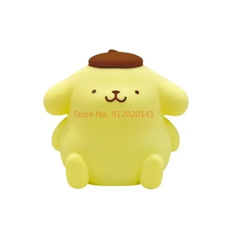 Anime sanrio nový hangyodon klaun ryba hanton pat pat noc lehký kawaii pom pom purin noc lampa pokoj dekorace dárky pro holčičky dar