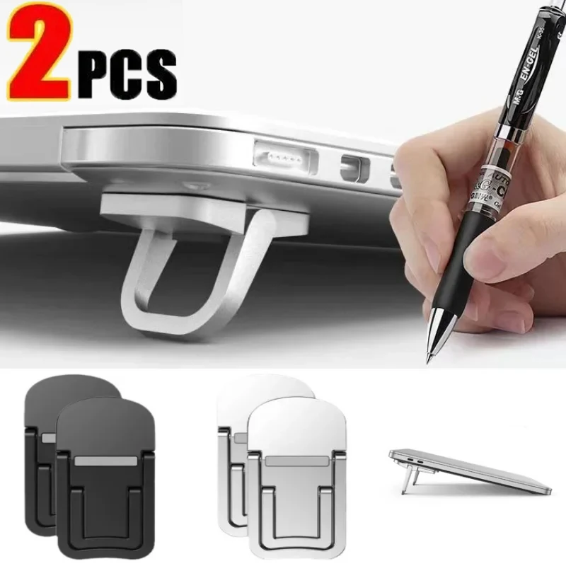 Adjustable Folding Laptop Stand Mini Legs Ultra-thin Portable Support for Macbook Notebook Cooling Holder Feet Invisible Bracket