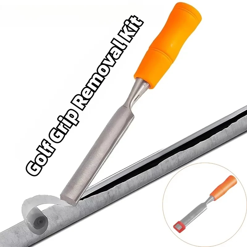 1Pc Golf Grip Tape Removal Tool Golf Grip Replacement Repair Kit Tape Stripper Remover for Regripping Steel Shaft Golf Club Tap