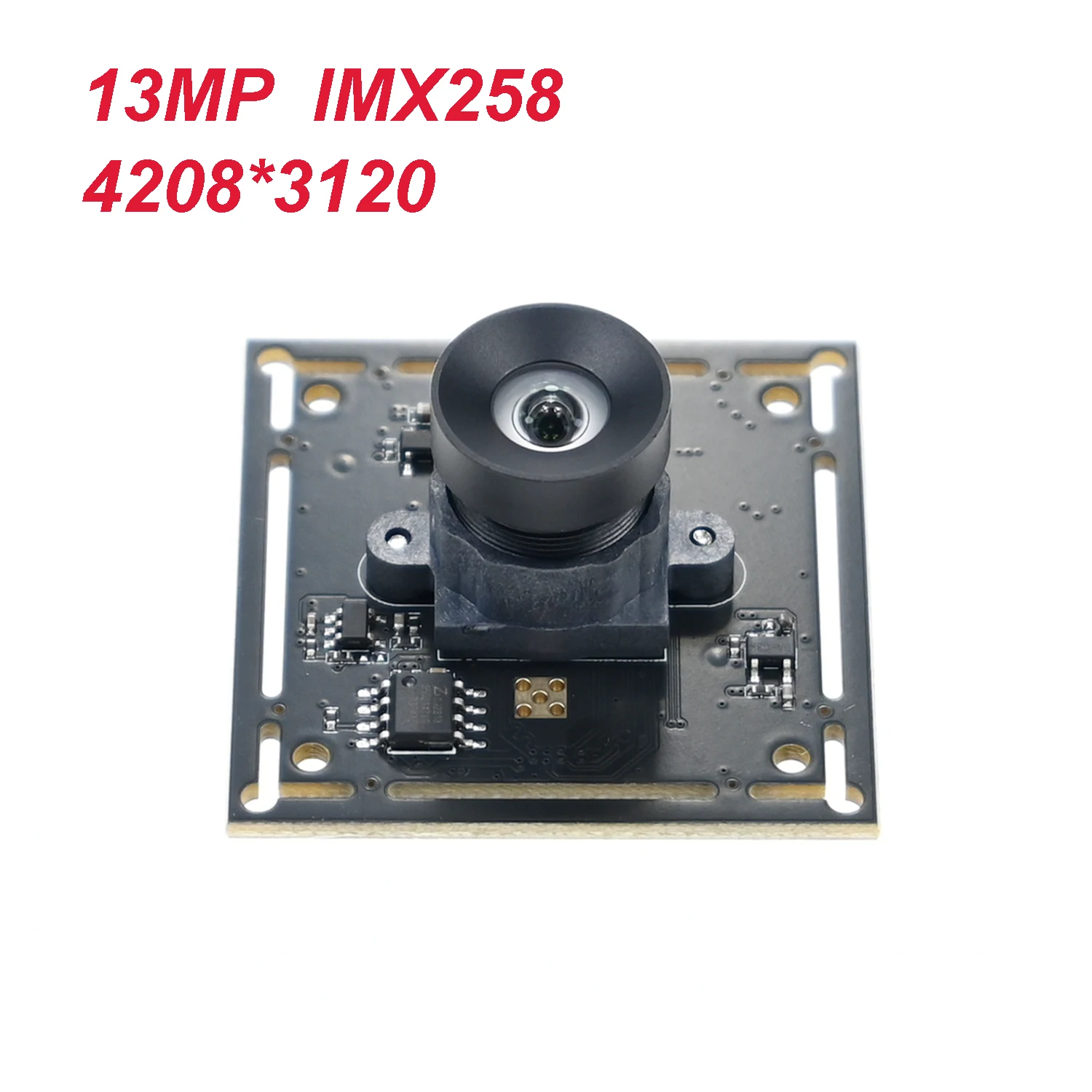 

13MP USB Camera Module,4208x3120 IMX258, 13 Megapxiels Webcam HD,Driver-Free,Fixed Focus,For Machine Vision Image Recognition