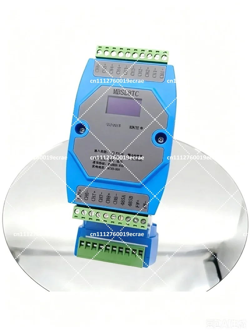 8CH K-Type Thermocouple Module 24-Bit RS485 Modbus RTU