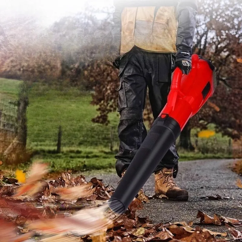 ハイパワーポータブルバックパックハンドヘルドリチウム電気ヘアドライヤー吹き葉吹きダストブロワー