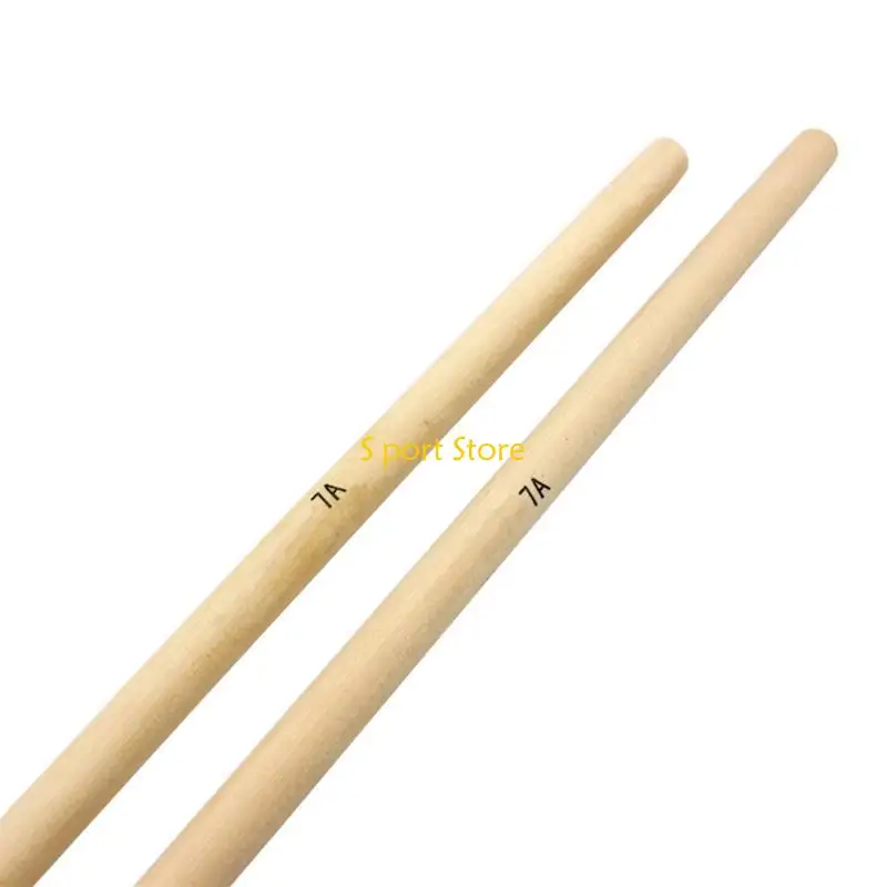 

U2JB 1 Pairs Maple Drum Sticks 7A Tip Drumsticks Percussion Accessories