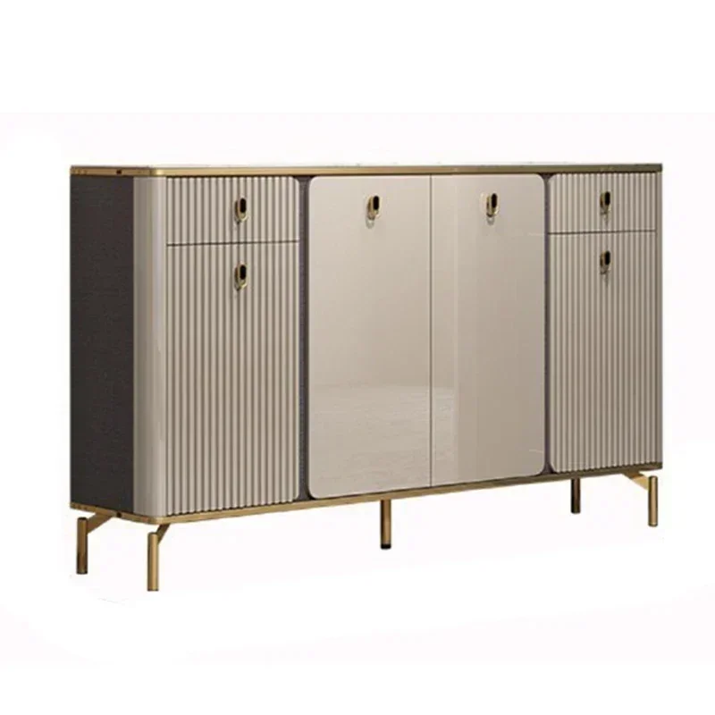 

Good stuff Luxury Light Shoe Stand for Entrance Porch Modern Simple Space Saving Closet Living Room Furniture Design