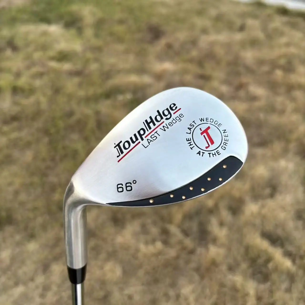 Men Golf High Lob Wedge ToupHedge LAST Wedge, 66 to 72 Degree Available, CNC Grooved Face for Max Backspin, Anti-dig Sole Design