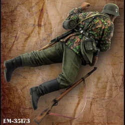 1/35 Resin Figure unpainted model Kit, military theme, German wounded Soldier, unassembled and unpainted GK, 844R