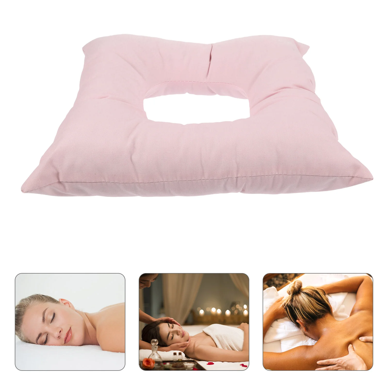 

Beauty Bed Pillow Face down Chair Massager Salon Headrest Mattress Toppers SPA Table U-shaped