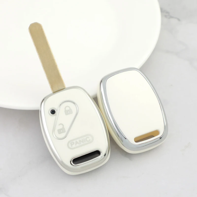 TPU Car Key Case Cover for Honda Fit CIVIC JAZZ Pilot Accord CR-V Freed Freed Pilot StepWGN Insight Shell Fob Holder