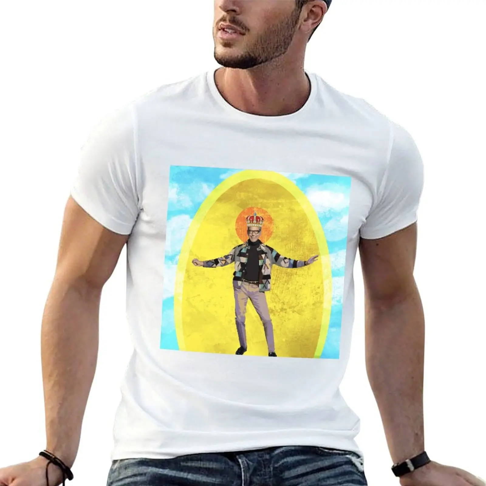 

Holy Jeff Goldblum T-Shirt t shirt man cotton t shirts for man slim fit t shirts for man graphic funny T-Shirt
