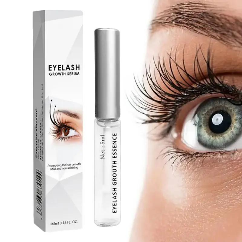 1pc Natural Eyelash Growth Enhancer Treatments Lash Eyelash Serum 5ml Eyelash Serum Lengthening Eyebrow Growth Longer