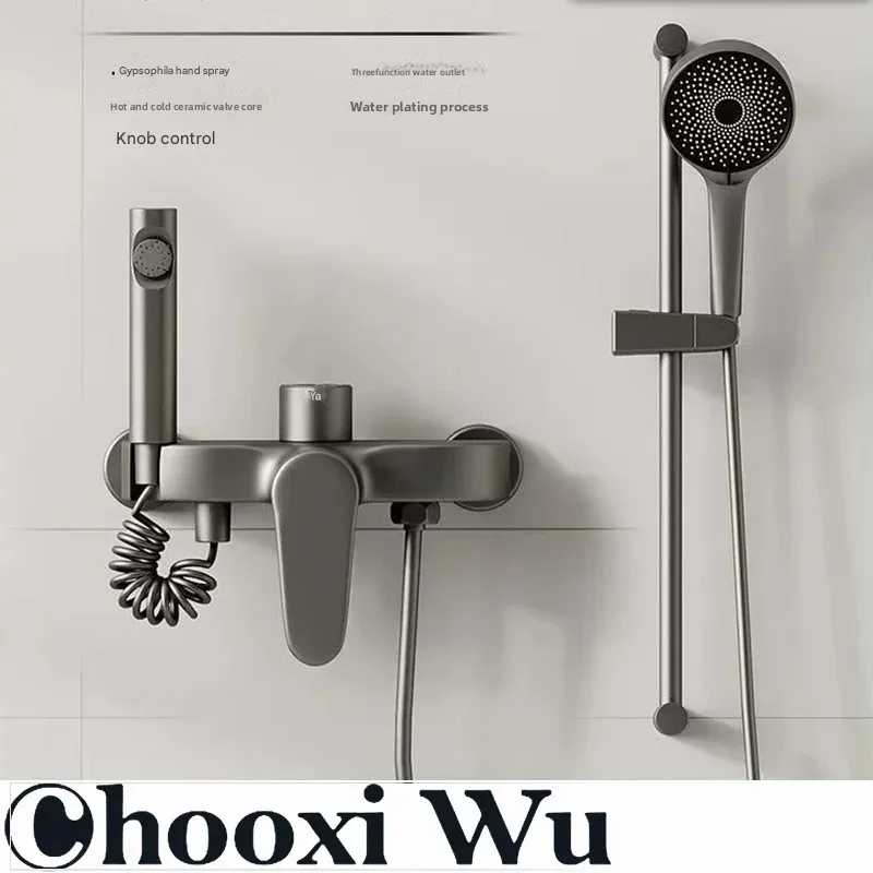 

Bathroom Shower Faucet Mixing Valve Shower Shower Set Bathtub Mixing Switch Triple Hot and Cold Faucet Shower Faucet