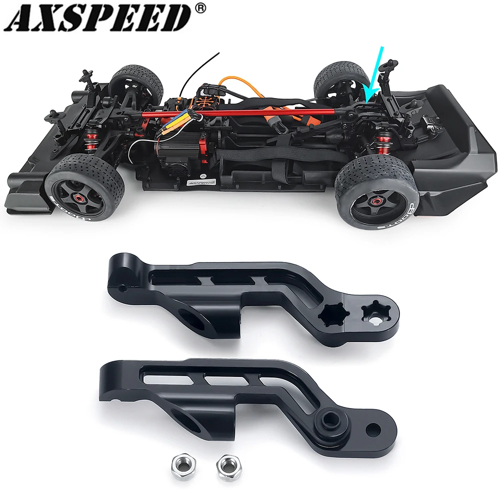 AXSPEED Rear Support Frame Chassis Body Post Support Mounts for LIMITLESS FELONY INFRACTION V2 6S 1/7 RC Car Upgrade Parts