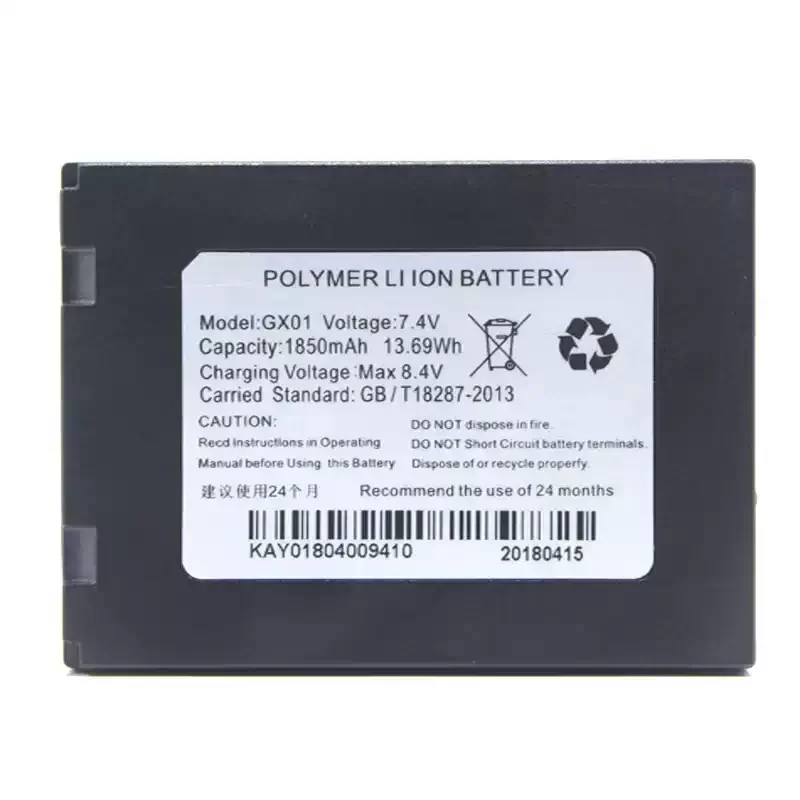New K370 7.4V 1850mAh  Li-Ion Battery for XGD Nexgo GX01 G870 G3 POS Card Reader Battery