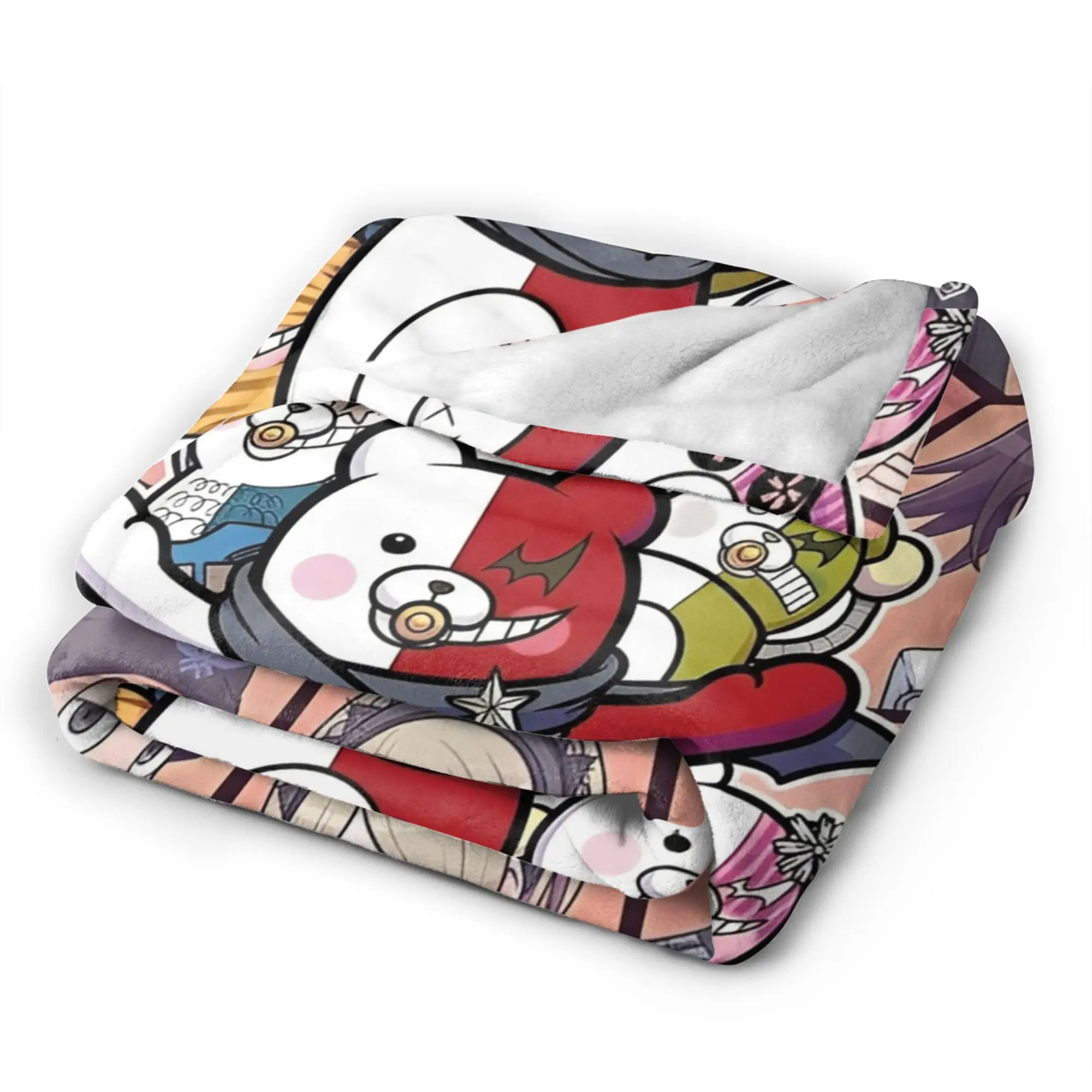 Danganronpa انمي ياباني رمي بطانية للأريكة لينة مريحة بطانية قطيفة 50x60 بوصة متعددة الحجم المفارش لجميع المواسم