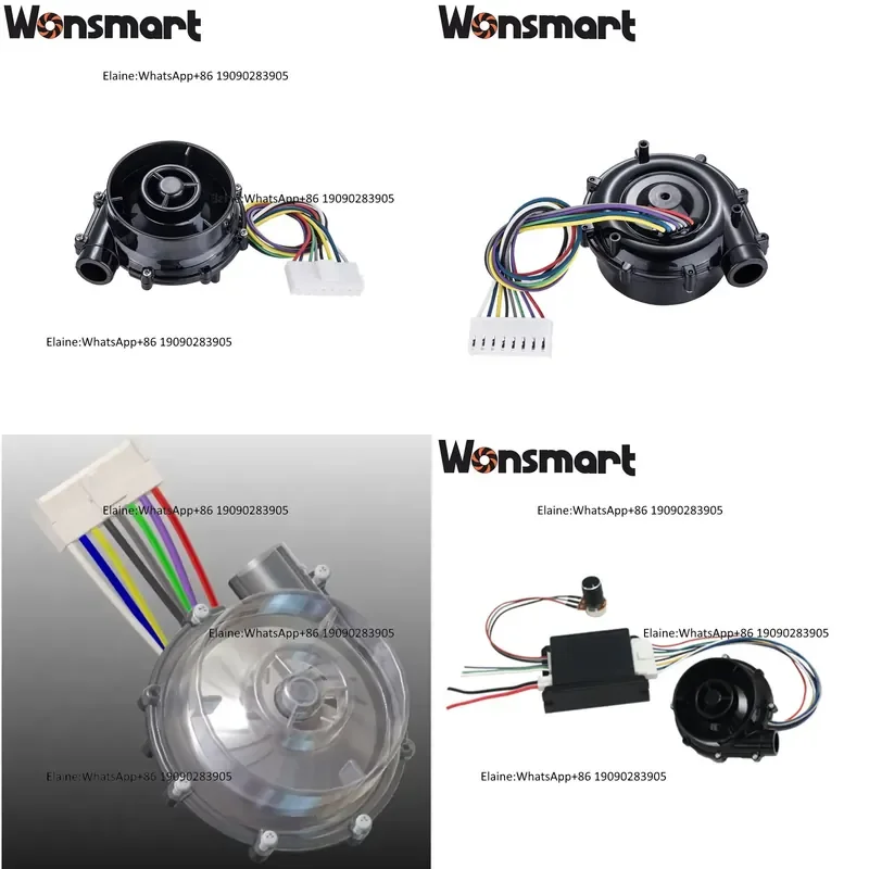 Medical Blower Fan 60mm Diameter 6.8kpa Pressure WS7040 Brushless Turbo air Blower for Inflatables