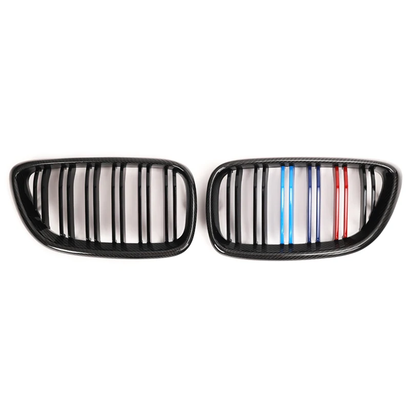 

Carbon Fiber M Color Double Slats 2014 2015 2016 Factory High Quality Gloss Black Grill For BMW 2 Series F87 F22 Car Front Grill