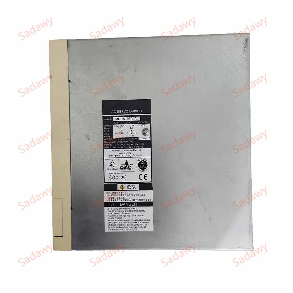 Pana-sonic novo e usado original mdda153a1a mdda083a1a mdda103a1a mdda203a1a servo driver com garantia teste feito