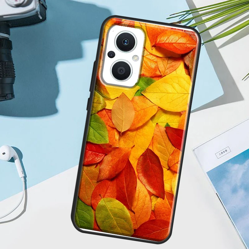 Colorful Leaves Funda For OPPO Reno 8 7 6 5 4 Lite 3 2Z 4Z 5Z 8T OPPO Find X6 X5 Pro X2 X3 Neo Lite Case